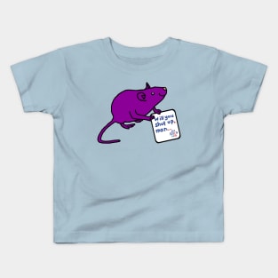 Cute Rat with Joe Biden First Debate Quote Kids T-Shirt